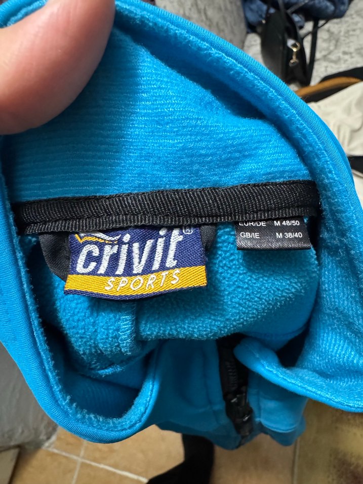 Mavi Erkek  Ceket Yüksek Yakalı Fermuarlı - Görsel 4