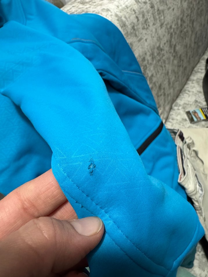 Mavi Erkek  Ceket Yüksek Yakalı Fermuarlı - Görsel 5