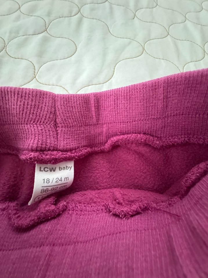 Kız Çocuk Gri Sweatpant Rahat Kesim - Görsel 4