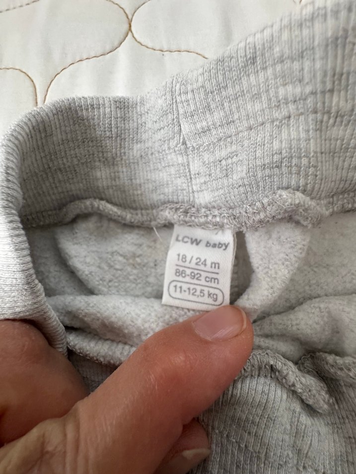 Kız Çocuk Gri Sweatpant Rahat Kesim - Görsel 2