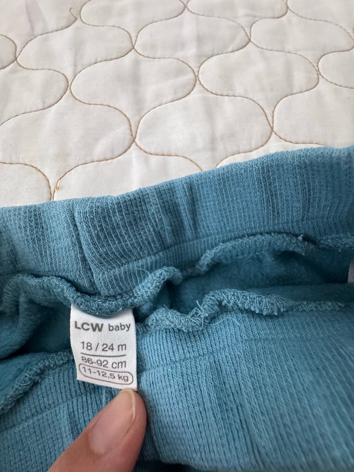 Kız Çocuk Gri Sweatpant Rahat Kesim - Görsel 3