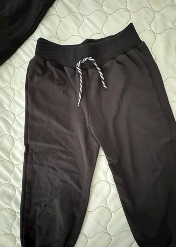 Erkek Siyah Rahat Kesim Eşofman Altı - Görsel 2