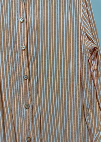 Yavru ağzı Çizgili Uzun Kollu Gömlek - Görsel 3