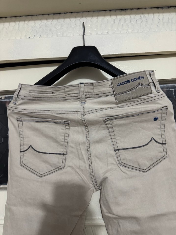 Bej Regular Fit Kot Pantolon - Görsel 3