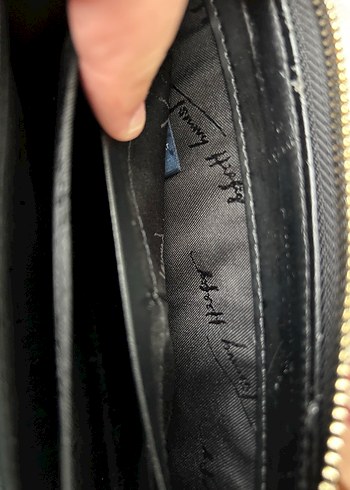 Tommy Hilfiger Kadın Siyah Deri Cüzdan - Görsel 4