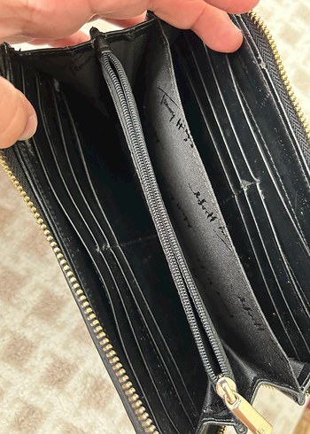 Tommy Hilfiger Kadın Siyah Deri Cüzdan - Görsel 6