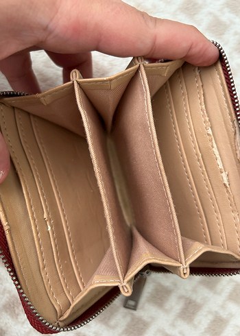 Mango Kırmızı Fermuarlı Kadın Cüzdan - Görsel 4