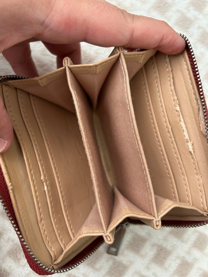 Mango Kırmızı Fermuarlı Kadın Cüzdan - Görsel 4