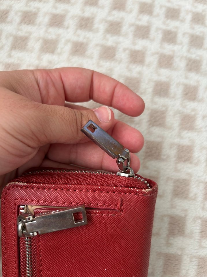 Mango Kırmızı Fermuarlı Kadın Cüzdan - Görsel 3