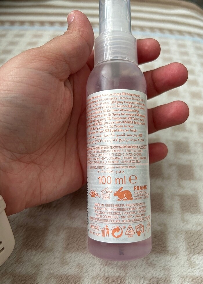 Avon Vücut Spreyi - Görsel 3