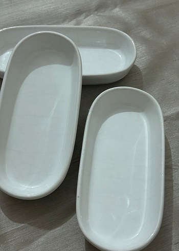 Seramik kayık tabak küçük boy - Görsel 2