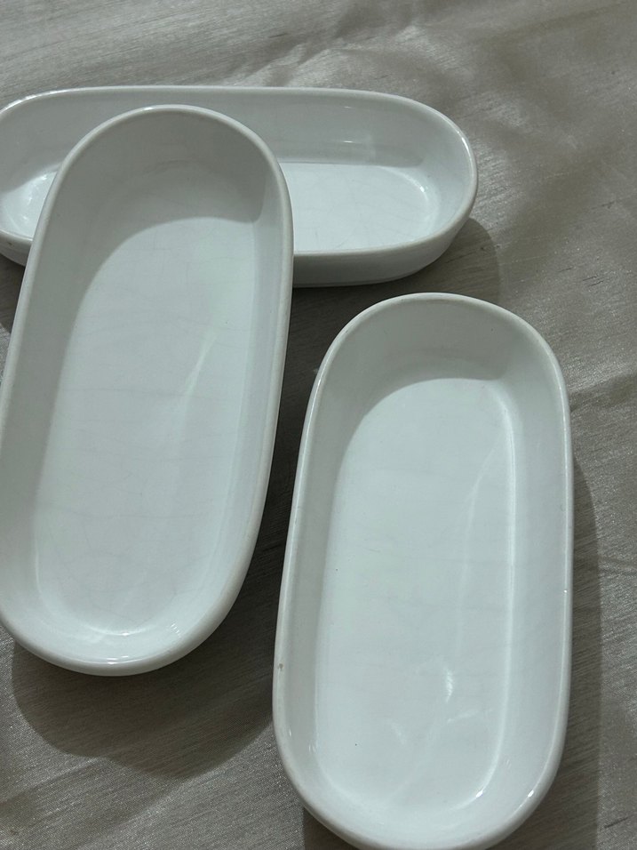 Seramik kayık tabak küçük boy - Görsel 2