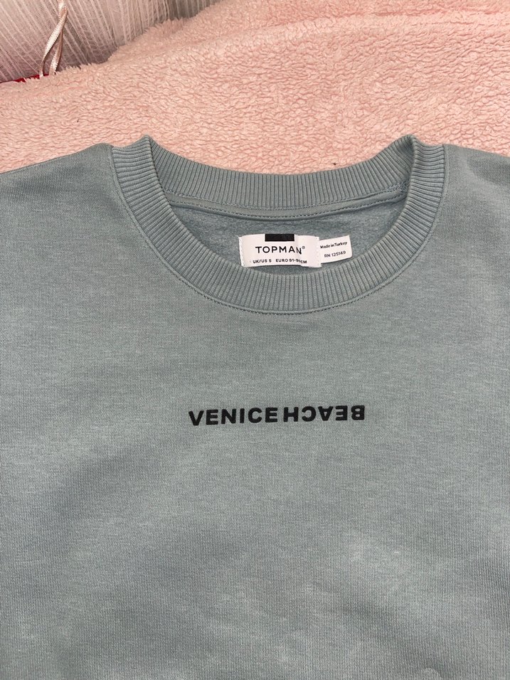 Gri Kısa Kollu Kadın Sweatshirt - Görsel 2