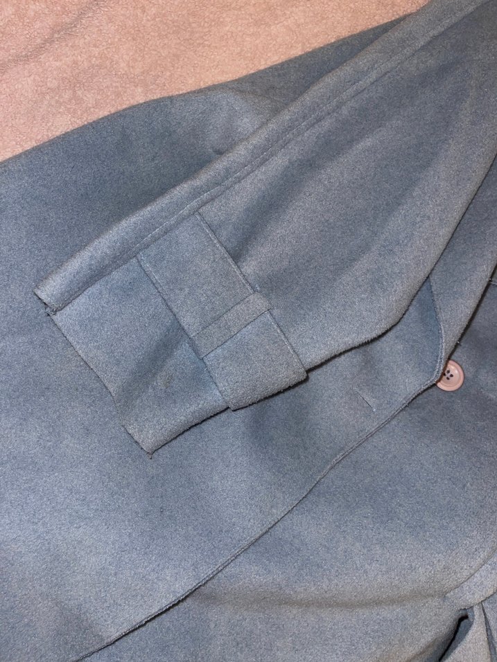 Mavi Midi  Kaban, Kürklü, Rahat Kesim - Görsel 3