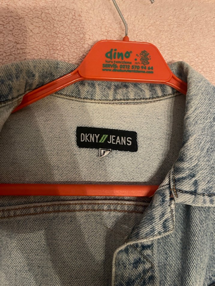 Düğmeli Kadın Denim Ceket - Görsel 4