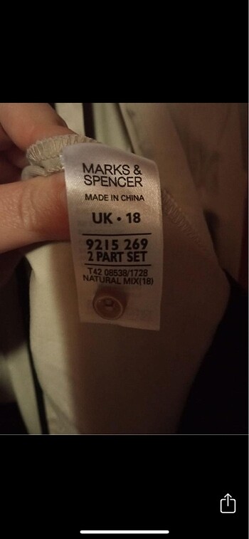 40 Beden camel Renk Marcs&Spencer elbise