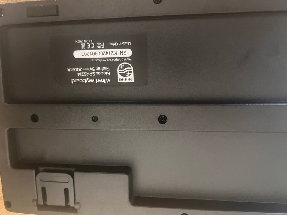 PHILIPS Kablolu siyah orjinal Klavye - Görsel 4