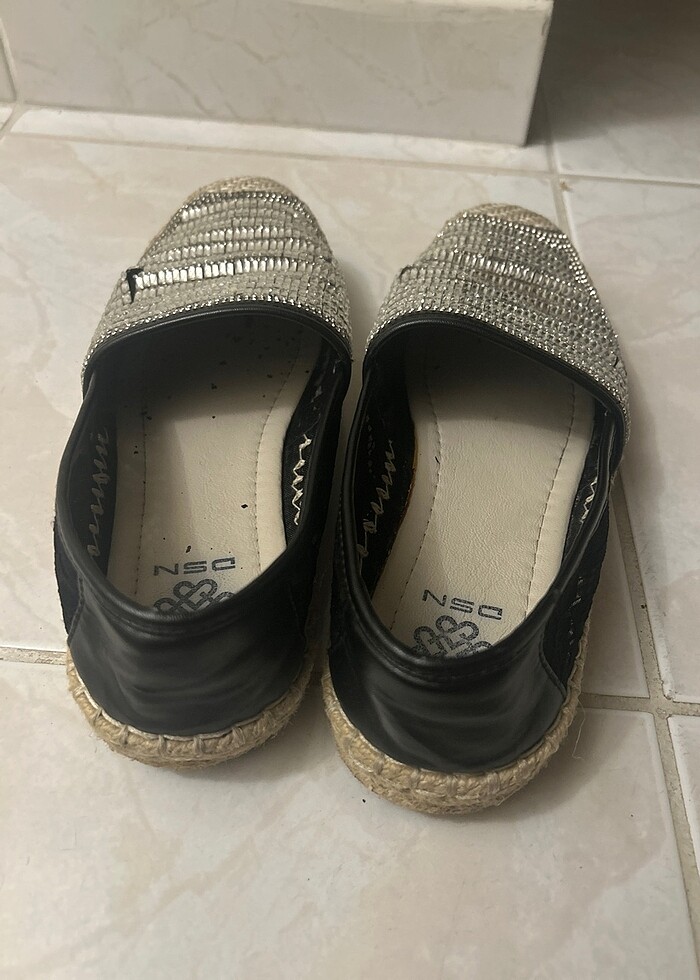 Taşlı espadril - Görsel 2