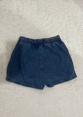 m Beden Mavi Denim Mini şort Etek