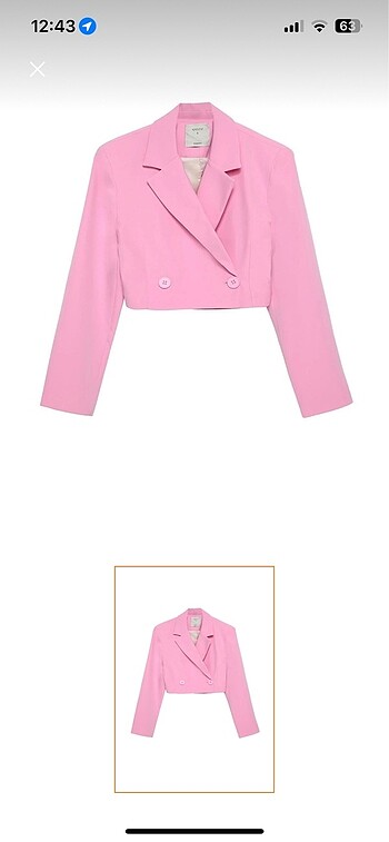 pembe blazer ceket