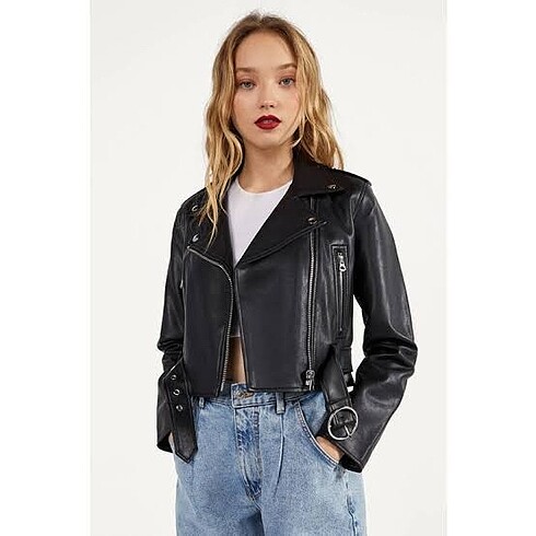 Bershka Suni Deri Ceket