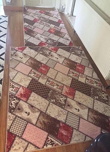 Desenli kaymaz taban Halı
