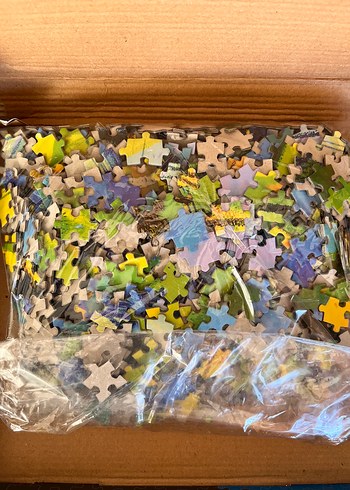  1000 Parça Gökkuşağı Araba Puzzle