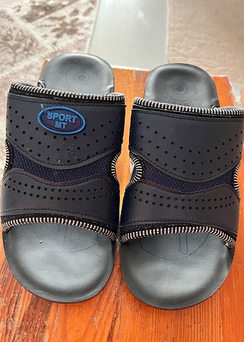 Mavi Erkek Çocuk Spor Terlik Velcro