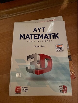 Ayt matemaik 3D soru bankası