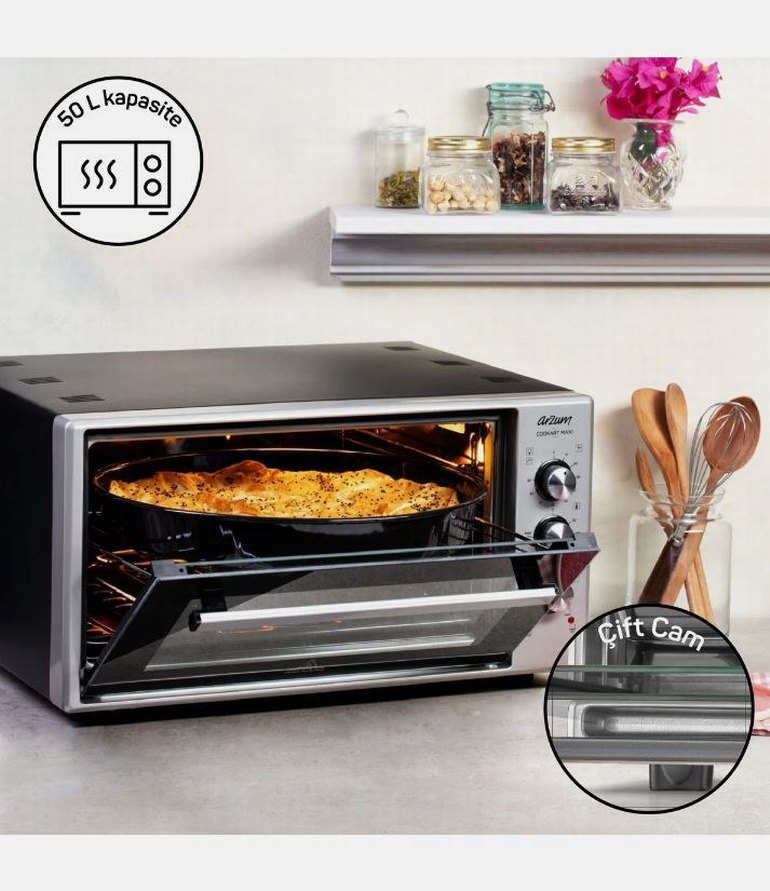 Sarı Parlak Mini Fırın - Görsel 2