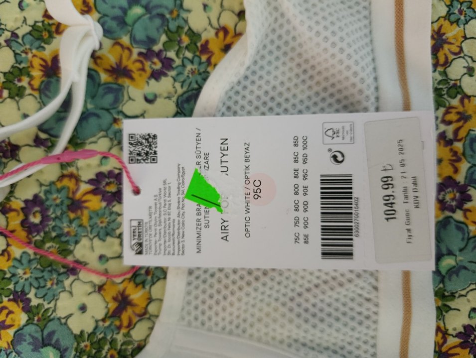 Beyaz Bohem Tarzı Destekli Sütyen - Görsel 3