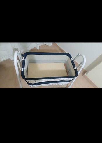 Beyaz ve Gri Bebek Sepeti - Görsel 2