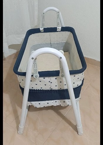 Beyaz ve Gri Bebek Sepeti - Görsel 4