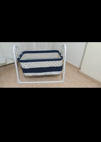 Beyaz ve Gri Bebek Sepeti - Görsel 3