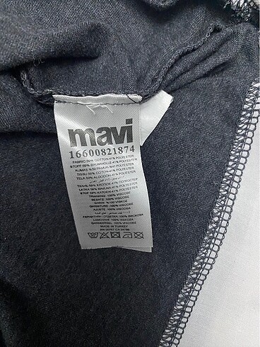 xs Beden gri Renk Mavi Jeans gömlek detay uzun kollu triko