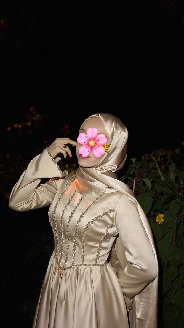 Tesettür elbise abiye - Görsel 3