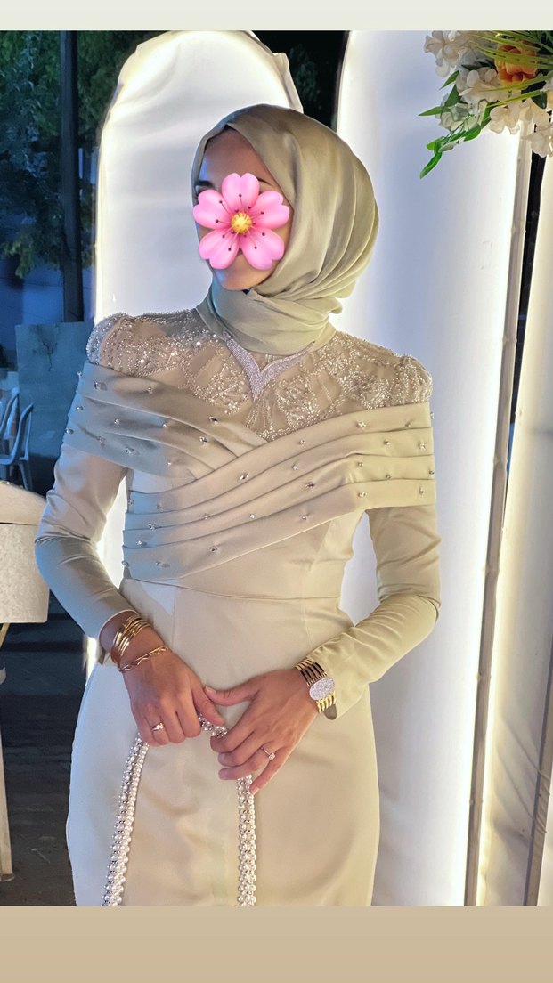 Tesettür abiye elbise - Görsel 2