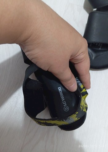 Sarı Yılan Desenli Erkek Çocuk Sandalet - Görsel 5