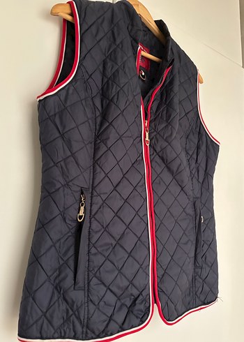 Kadın Fermuarlı Kolsuz Dik Yaka Yelek - Görsel 3