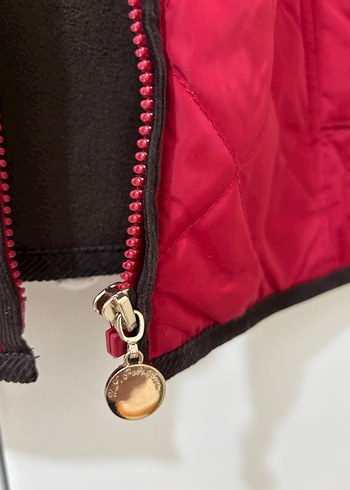 Bordo Fermuarlı Kadın Yelek - Görsel 9