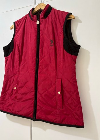 Bordo Fermuarlı Kadın Yelek - Görsel 2