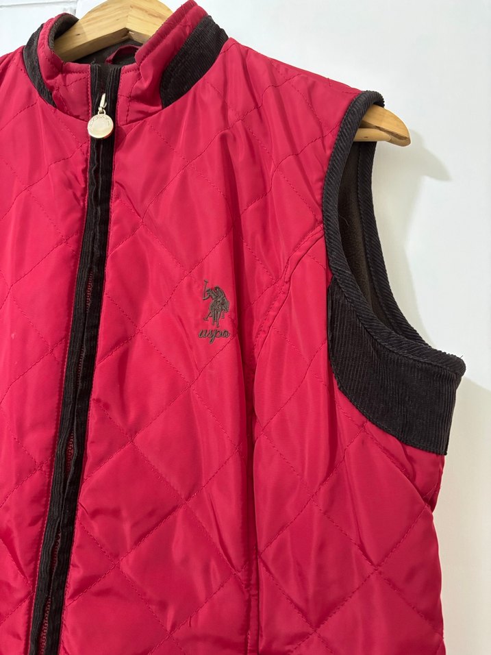 Bordo Fermuarlı Kadın Yelek - Görsel 3