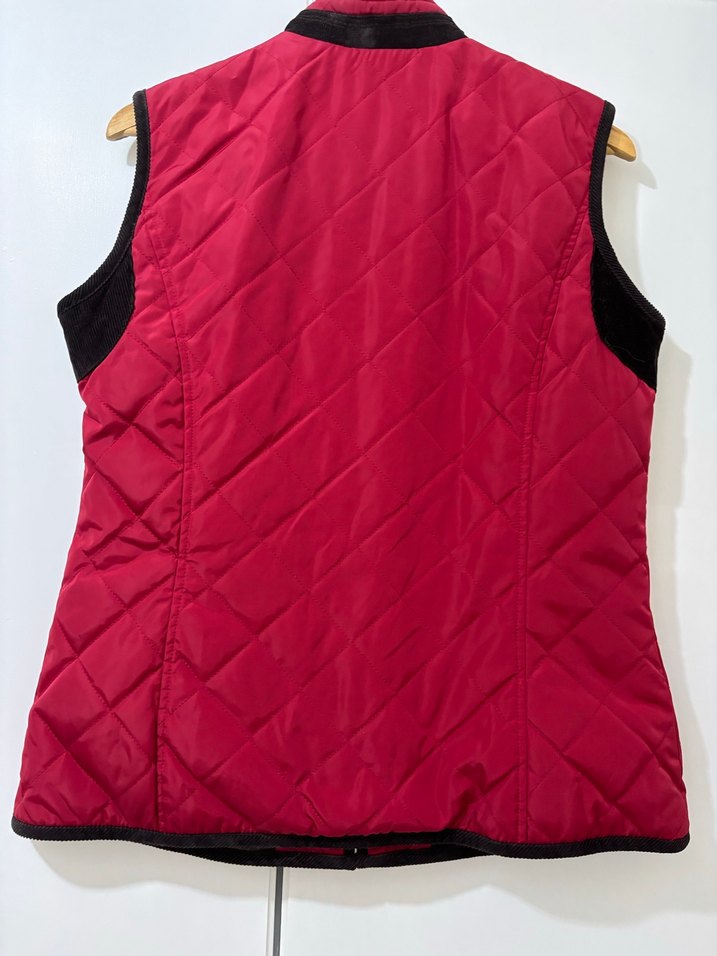 Bordo Fermuarlı Kadın Yelek - Görsel 5