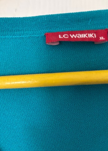 Turkuaz V Yaka Uzun Kollu Kadın Kazak - Görsel 9