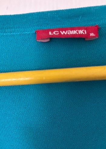 Turkuaz V Yaka Uzun Kollu Kadın Kazak - Görsel 8