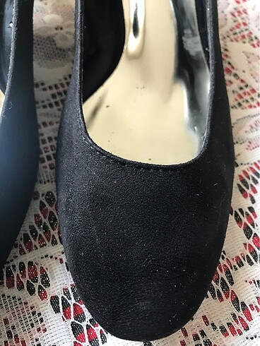 Süet Topuklu Ayakkabı ???? - Görsel 6