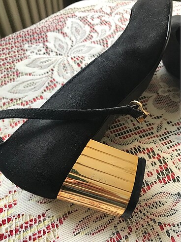 Süet Topuklu Ayakkabı ???? - Görsel 7