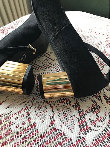 Süet Topuklu Ayakkabı ???? - Görsel 8