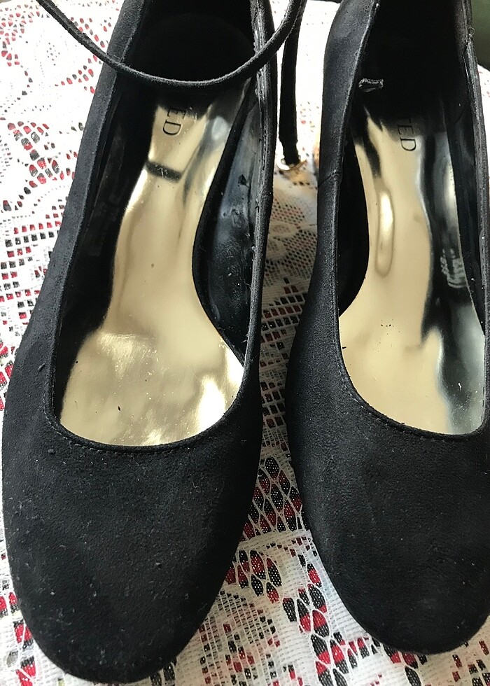 Süet Topuklu Ayakkabı ???? - Görsel 2