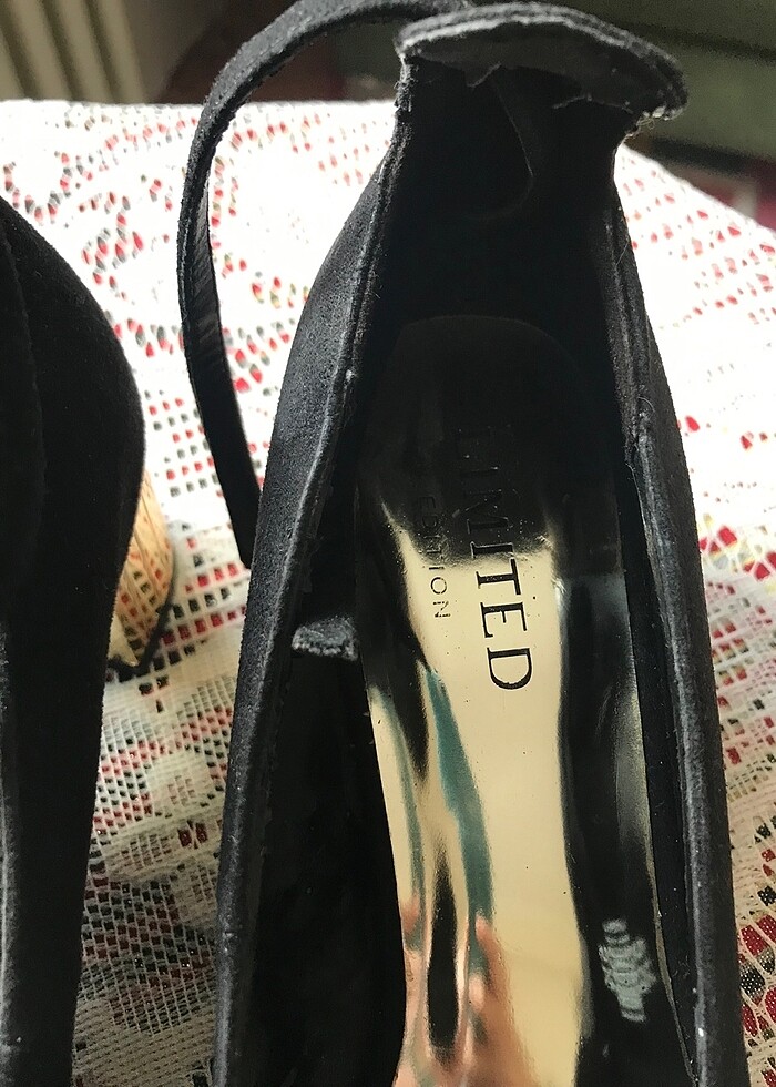 Süet Topuklu Ayakkabı ???? - Görsel 5